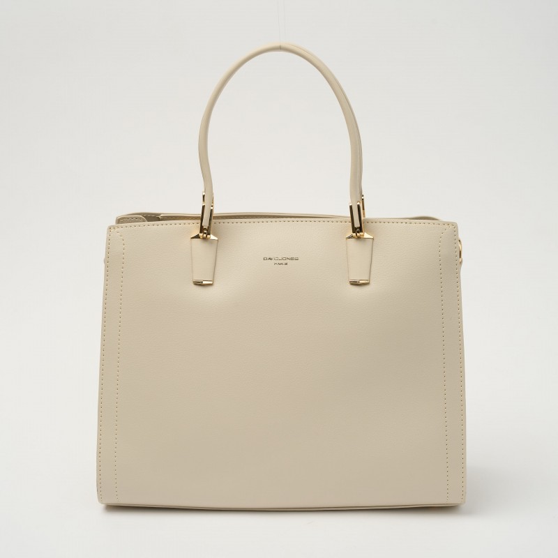 Geanta Shopper Ecru