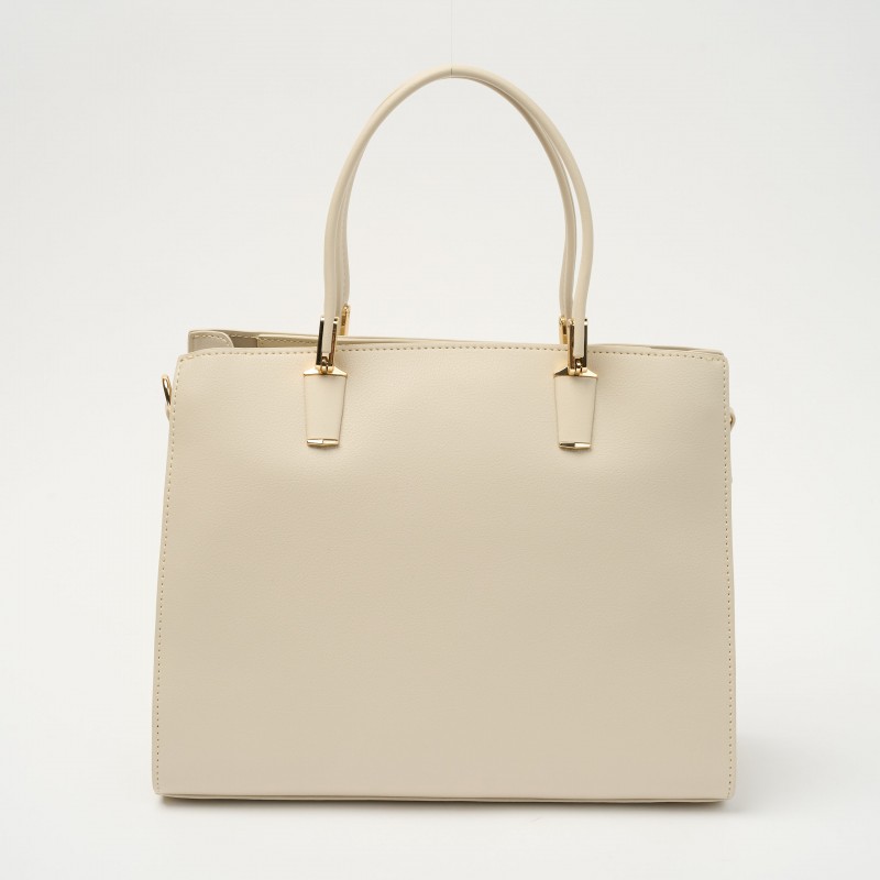 Geanta Shopper Ecru