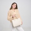 Geanta Shopper Ecru