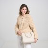 Geanta Shopper Ecru