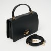 Geanta Neagra Crossbody Cu Clapa