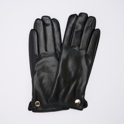 Manusi Negre Simple Cu Buton