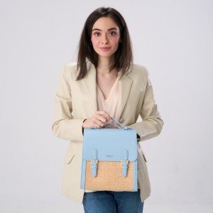 Rucsac Albastru Cu Catarame Rucsac Albastru Cu Catarame