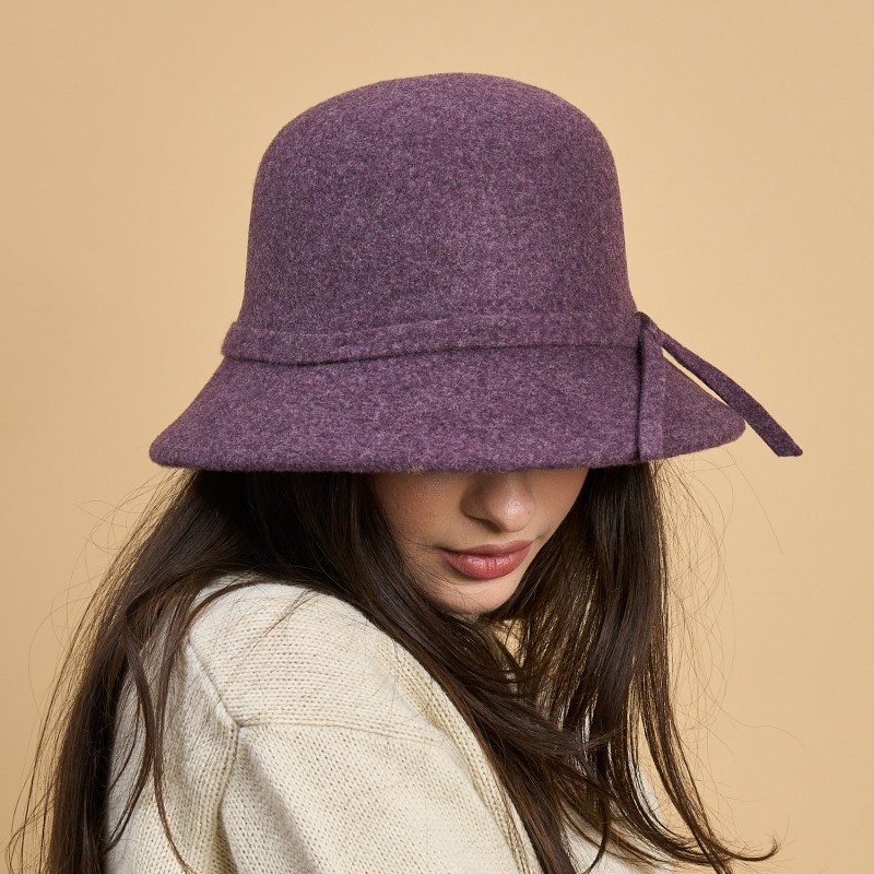 Palarie Clara Mov Bucket-Hat