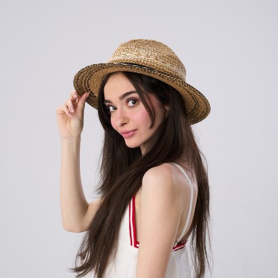 Palarie Panama Din Paie Negre