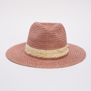 Palarie Tip Panama Roz Palarie Tip Panama Roz