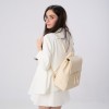 Rucsac Crem Cu Snur Si Cusaturi Rucsac Crem Cu Snur Si Cusaturi