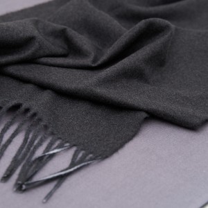 Esarfa Uni Cu Fata Dubla Neagra-Gri Esarfa Uni Cu Fata Dubla Neagra-Gri