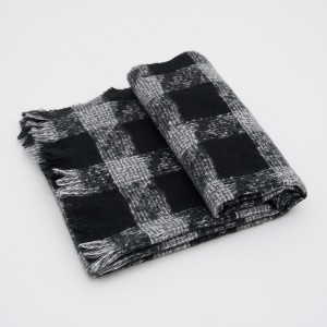 Fular Soft Negru Ecosez Fular Soft Negru Ecosez