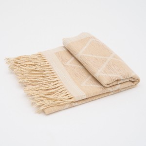 Fular Bej Imprimeu Etno Fular Bej Imprimeu Etno