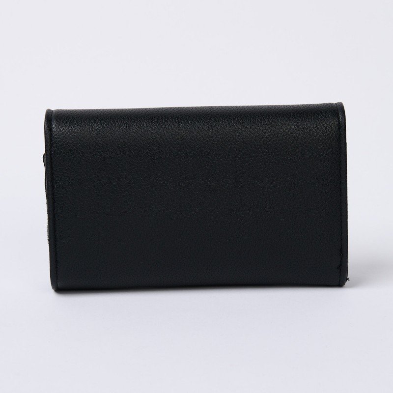 Portofel Uni Din Imitatie De Piele Neagra