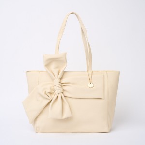 Geanta Shopper Maxi Cu Funda Bej