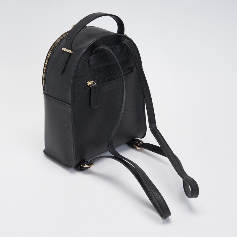 Mini-Rucsac Saffiano Negru Imitatie