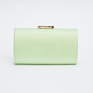 Clutch Rigid Verde Cu Lant Auriu Clutch Rigid Verde Cu Lant Auriu