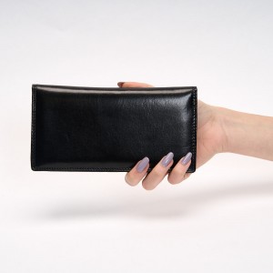 Portofel Negru Cu Inchidere Simpla