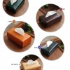 Suport Cutie Servetele Din Piele Naturala Neagra